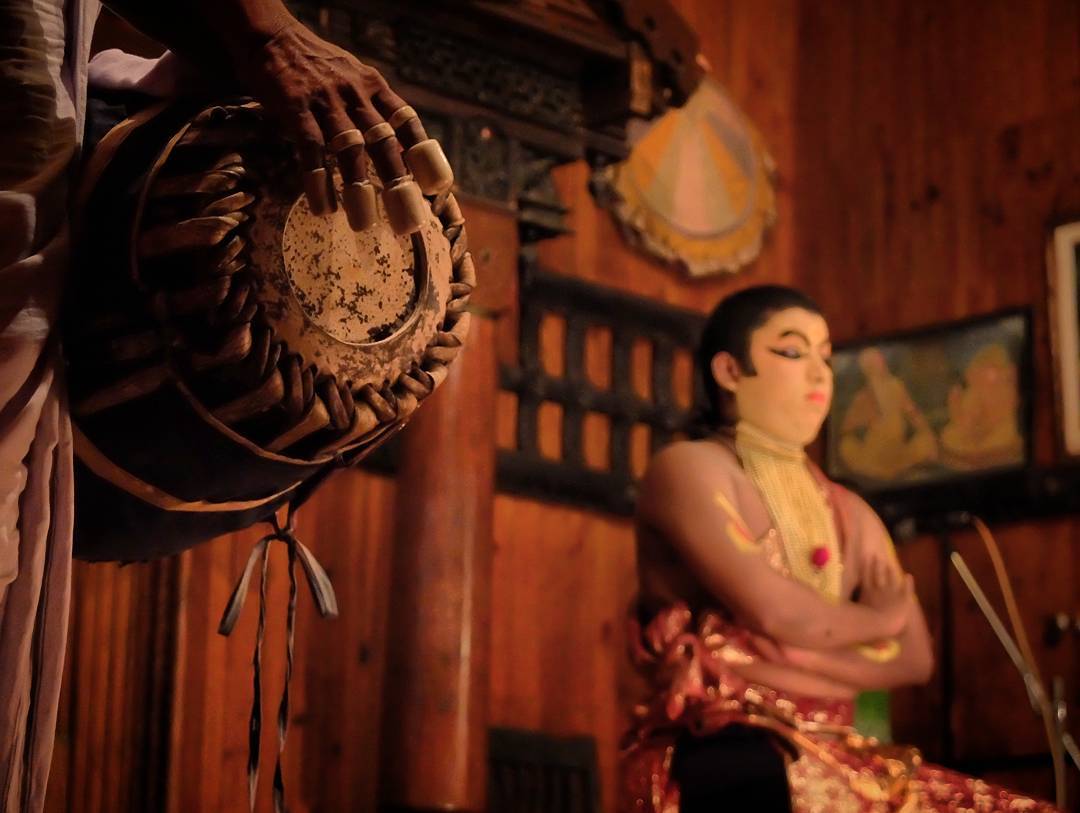 Interpretation of the katakali, Cochin India (en Cochin, Kerala)